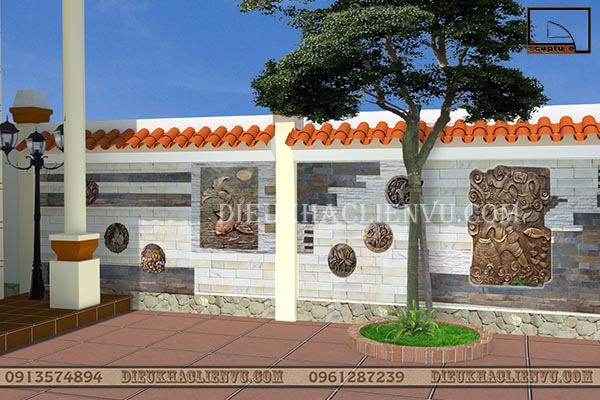 Đi&ecirc;u khắc Li&ecirc;n Vũ - chế t&aacute;c sản xuất v&agrave; thi c&ocirc;ng lắp đặt ph&ugrave; đi&ecirc;u trang tr&iacute; s&acirc;n vườn